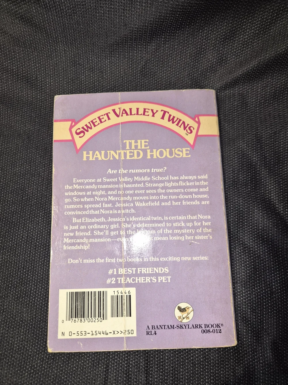 Sweet Valley Twins Paperback Book Lot - Pink, Blue, Purple Covers 3 Piece Set